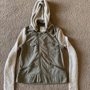 Billabong Jacket with Knit Sleeves